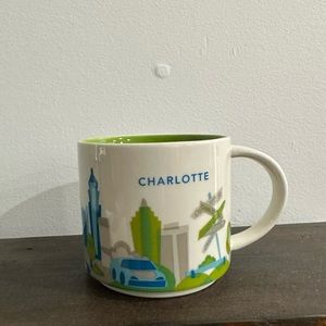 Starbucks You Are Here Mug Original Style Charlotte, NC North Carolina